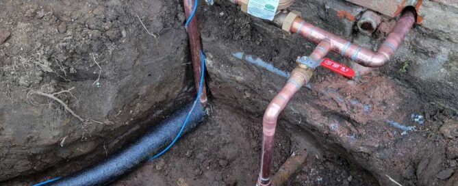 New Water Main and Valves